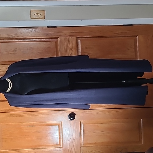 MAXSPORT CARDIGAN long sleeve, side pockets, closure free size LG, navy blue - Picture 3 of 10